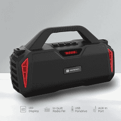 PORTRONICS | POR 1310 | 20W PORTABLE WIRELESS BT SPEAKER | RED