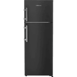 LIEBHERR Double Door Refrigerator | 269 Litres  | 2 Star | Central Power Cooling | Black Steel | TCLbsB 2711