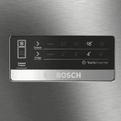 Bosch Frost Free Double Door Convertible Refrigerator | 334 L | 2 Star | Silver Grey | CTC35S02NI