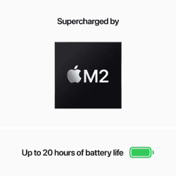 Apple | Z16000942  | MacBook Pro M2 chip |  2022 | 33.74 cm | 13.3-inch | Retina Display | 8GB RAM | 256GB SSD  | Touch Bar | Backlit Keyboard | FaceTime HD Camera | Silver ​​​​​​​