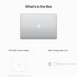 Apple | Z16000942  | MacBook Pro M2 chip |  2022 | 33.74 cm | 13.3-inch | Retina Display | 8GB RAM | 256GB SSD  | Touch Bar | Backlit Keyboard | FaceTime HD Camera | Silver ​​​​​​​