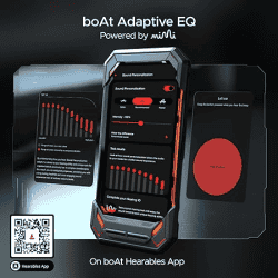boAt Airdopes | Flex 454 ANC TWS in Ear Earbuds | Gunmetal Black