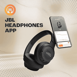 JBL Tune 720 BT Wireless Over Ear Headphones | Mic | Black