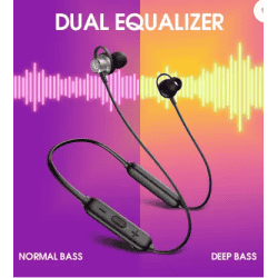 INFINITY by HARMAN Tranz N400 with 36 Hr Playtime | IPX5 Sweatproof Bluetooth Headset | Black