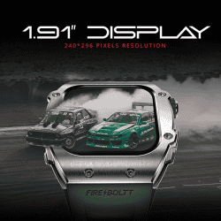 FIRE BOLTT ASPHALT | BSW176 | SMART WATCH | SILVER GREEN