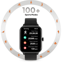 FIRE BOLTT FALCON | BSW098 | SMART WATCH | BLACK