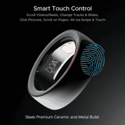 BOAT RING GEN 1 | SMART RING | 7 | CHARCOAL BLACK