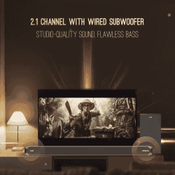 boAt Aavante Bar Home Theatre Soundbar Speaker | Dolby | Premium Black | A2060
