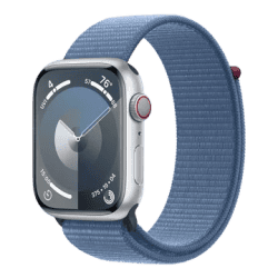 APPLE WATCH SERIES 9 | MRMJ3HN/A | 45MM | CEL SILVER ALUMINIUM WINTER BLUE SPORT LOOP