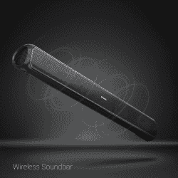 PORTRONICS SOUND SILK 7  | POR 1764 | 50W |WIRELESS SOUNDBAR | BLACK