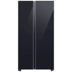 SAMSUNG | Refrigerator | 653 Litres | 3 Sta | Frost Free Side by Side Door Smart Wifi Twin Cooling Plus | Glam Deep Charcoal | RS76CB81A333HL