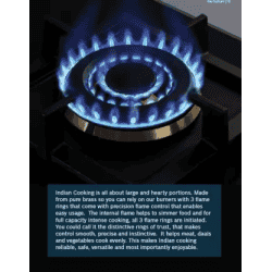 BOSCH  |  PNF9B6G20I | 4 Burners | Series 4 | | 90 cm | Tempered glass Brass Burner  Glass Automatic Hob