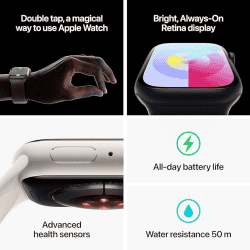 Apple Watch Series 9 | 41 mm | GPS Cellular | Midnight Sport Loop | MRHU3HN/A