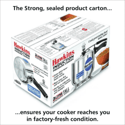 Hawkins Tall Pressure Cooker | Stainless Steel | 3L | HSS3T