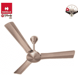 HAVELLS EP Trendy ES Ceiling Fan | 1 Star | 900 mm | 3 Blade | Antique Copper