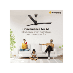 Atomberg Renesa Smart BLDC Ceiling Fan | Remote Control & LED Indicators | 1200 mm | 5 Star | Pebble Grey