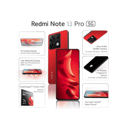 Redmi Note 13 Pro | 5G | 8 GB | 128 GB | Scarlet Red