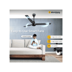 Atomberg Renesa Smart BLDC Ceiling Fan | Remote Control & LED Indicators | 1200 mm | 5 Star | Pebble Grey