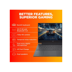 HP Victus Gaming Laptop | Intel Core i5 | 12th Gen | 12450H | 8 GB | 512 GB SSD | Mica Silver | 15 fa1312TX