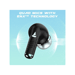 boAt Immortal 101 TWS Earbuds | 30 HRS Playtime | Blazing LEDs | Black Sabre