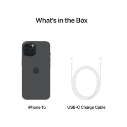 Apple iPhone 15 | 256GB | Black