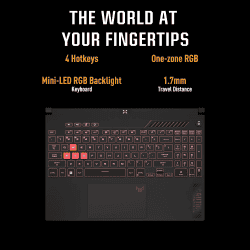 ASUS TUF Gaming F15 | Intel Core i7 13th Gen 13620H | 16 GB | 512 GB SSD | RTX4060 8GB | Mecha Gray | FX507VV-LP287W