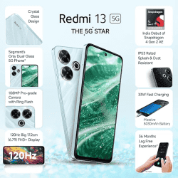 Redmi 13 5G | 6 GB | 128 GB | Hawaiian Blue