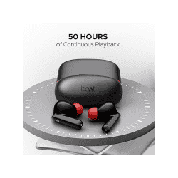 boAt Airdopes Ultra Plus | TWS in Ear Earbuds | 50 HRS Playback|  4-MIC ENx Technology | ASAP Charge | Active Black