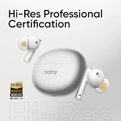 realme Buds Air 6 Tws Earbuds | 12.4 mm | Flame Silver | RMA2402