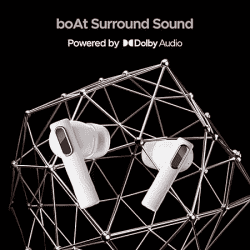 boAt Nirvana Nebula | Adaptive EQ | 6-Mics | Celestial White | ANC35dB
