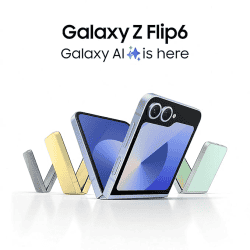 Samsung Galaxy Z Flip6 5G AI | 12GB RAM | 256 GB | Mint | SM-F741BLGAINS