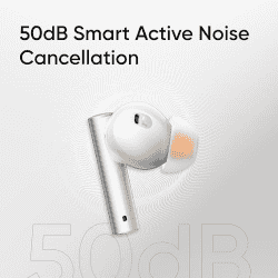 realme Buds Air 6 Tws Earbuds | 12.4 mm | Flame Silver | RMA2402