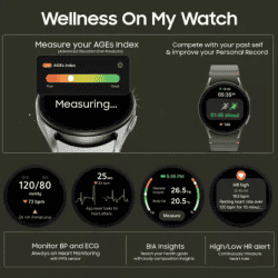 Samsung  Galaxy Watch 7 | 40mm | LTE | Green Strap | SM-L305FZGAINS