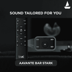 boAt Aavante Bar Stark Bluetooth Soundbar | 160 W | Premium Black