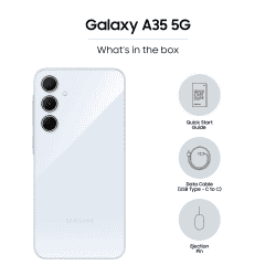Samsung  Galaxy A35 5G | 8 GB |256 GB | Awesome Iceblue | SM-A356ELBKINS