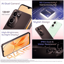 vivo Y28e 5G | 4GB RAM | 128GB | Vintage Red