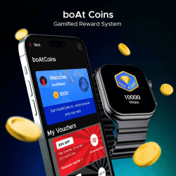 boAt Wave Glory Pro | 1.96 | Amoled | SpO2 | Active Black