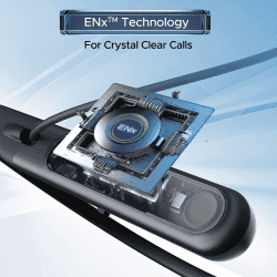 boAt Rockerz 255 Touch Wireless Earphone | 30H Playback | ENx Technology | IPX5 | Pitch Black