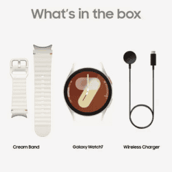 Samsung Galaxy Watch 7 | 40 mm | Cream Strap | SM-L300NZEAINS