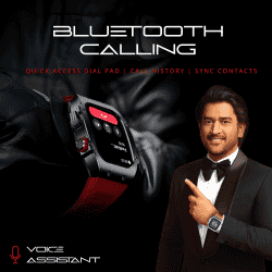 Fire Boltt Asphalt | 1.91 inches | 400 mAh | Gun Metal Blue