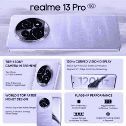 realme 13 Pro 5G | 8 GB RAM | 128 GB | Monet Purple