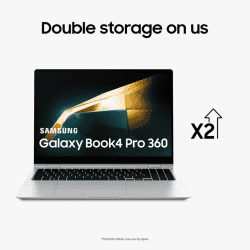 Samsung Galaxy Book4 pro | 360 Evo Intel Core Ultra 7 155H | 16 GB |1 TB | Moonstone Gray | NP960QGK-KG2IN