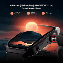 Fire Boltt ARC | 1.96 inch | AMOLED Bluetooth | Black