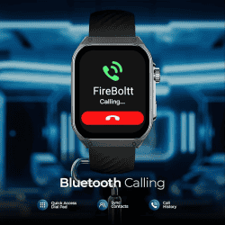 Fire-Boltt ARC Smartwatch | 1.96 inch | AMOLED | Curved Display | Gunmetal Grey