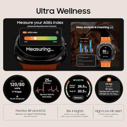 Samsung Galaxy Watch Ultra | LTE | 4.7 cm |Titanium Grey | Large | SM-L705FDAAINS