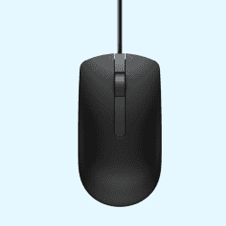 Dell  | Wired Optical Mouse | 1000 DPI |  LED | MS116