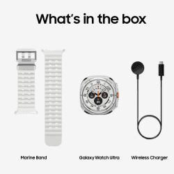 Samsung Galaxy Watch Ultra | LTE | 4.7 cm |Titanium White | SM-L705FZWAINS