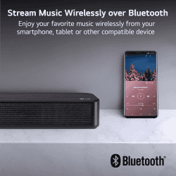 LG SNC4R Bluetooth Soundbar | Dolby Digital | 420 W | 4.1 Channel | Black | SNC4R DINDLLK