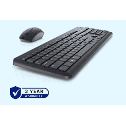 Dell Wireless USB Keyboard and Mouse Combo | Black  | KM3322W