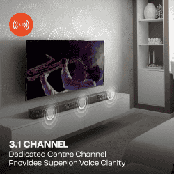 JBL Cinema SB590 Soundbar | Deep Bass | Dolby Atmos | 3.1 Channel | JBLSB590BLKIN RS